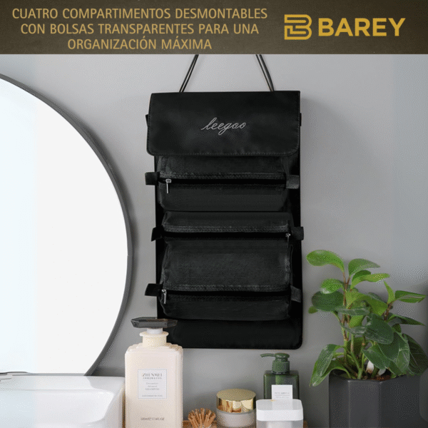 Organizador De Cosméticos De Viaje 4 Compartimientos - Image 3