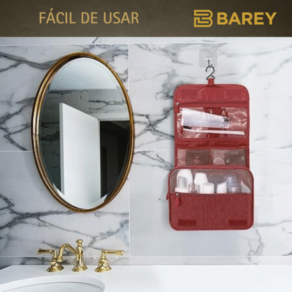 Neceser De Viaje Porta Cosmetico Bolso Organizador De Baño - Image 4