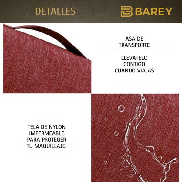 Neceser De Viaje Porta Cosmetico Bolso Organizador De Baño - Image 13