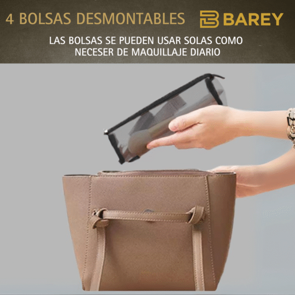 Organizador De Cosméticos De Viaje 4 Compartimientos - Image 8