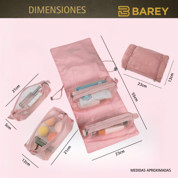 Organizador De Cosméticos De Viaje 4 Compartimientos - Image 9