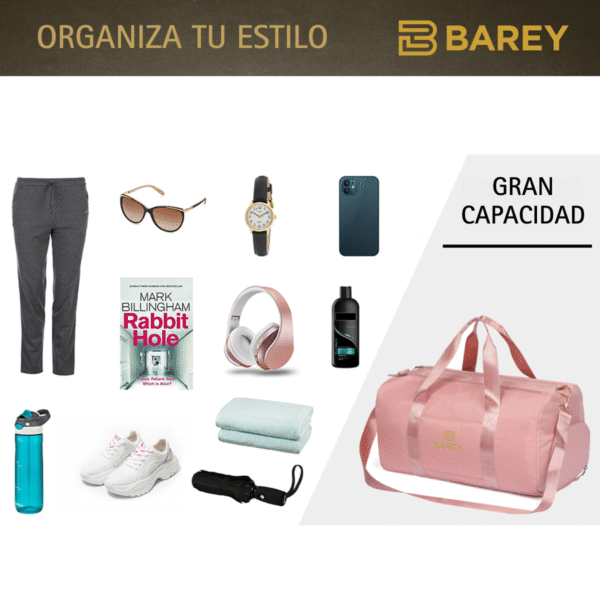 Bolso Deportivo - Viaje - Bolsillo para humedo - Seco - Zapatillas - Image 13