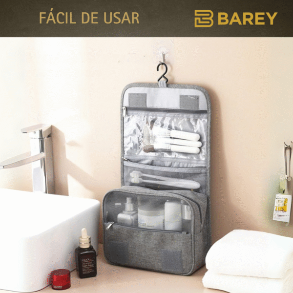 Neceser De Viaje Porta Cosmetico Bolso Organizador De Baño - Image 3