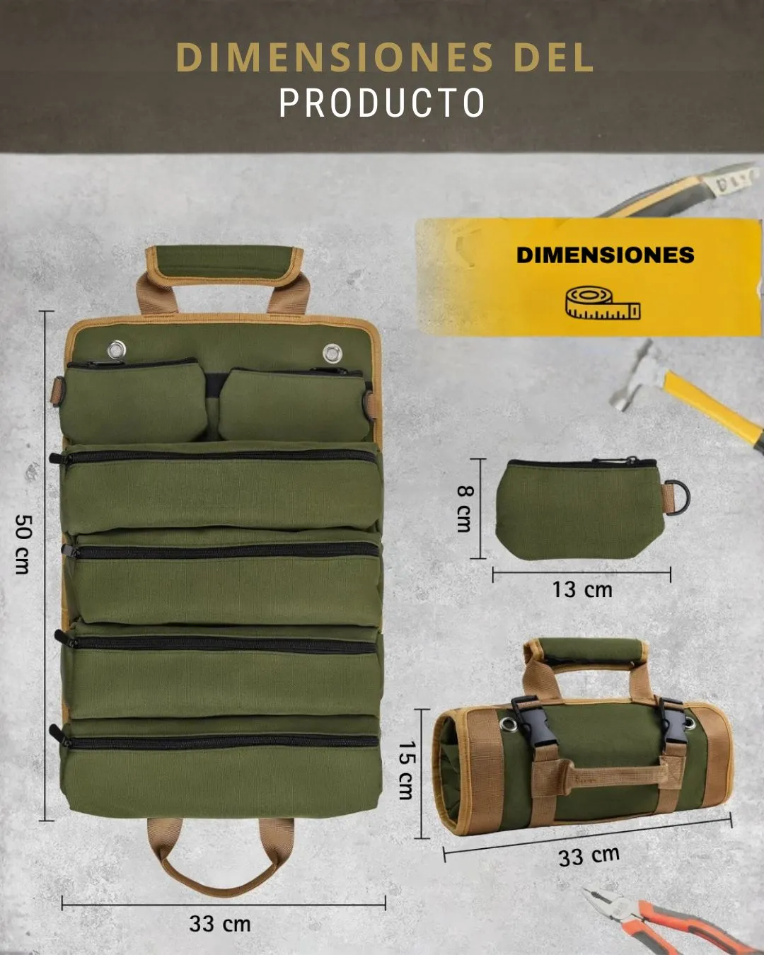 Bolso Enrollable para Herramientas - Image 9