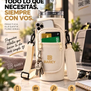 Bolso Funda Beige para Vaso compatible Stanley