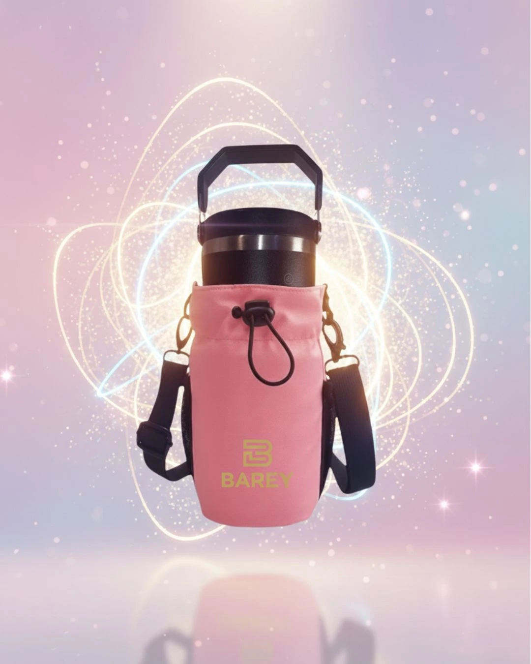 COMBO Bolso Magnético BAREY Rosa + Vaso Térmico WANDERLUST c/ Pico 900ml - Image 2
