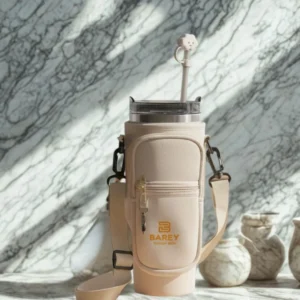 Bolso Funda Beige para Vaso compatible Stanley
